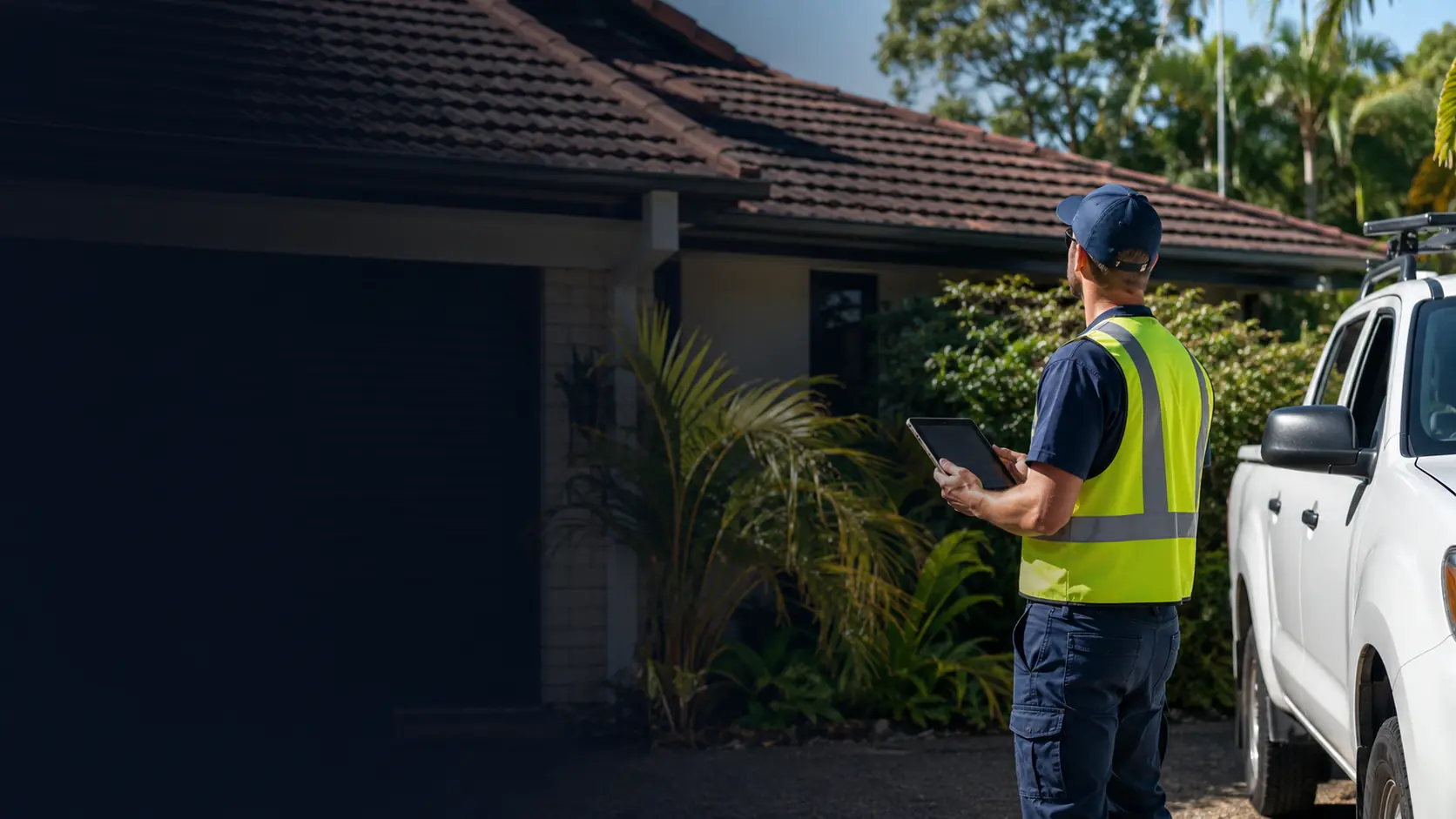 Representative Brisbane roof technician preparing an inspection enquiry