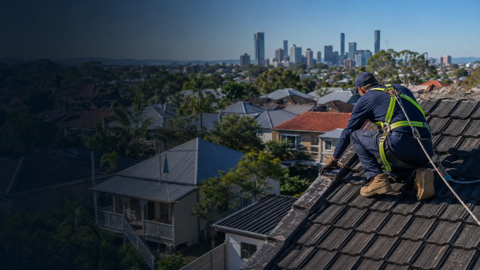 Representative Brisbane roof inspection across local tile and metal roofing
